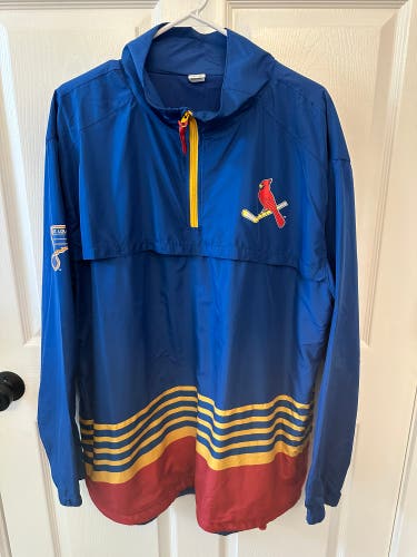 Cardinals/Blues Pullover Jacket