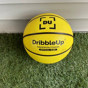 DribbleUp Official Size Smart Basketball 29.5 Yellow Indoor Outdoor