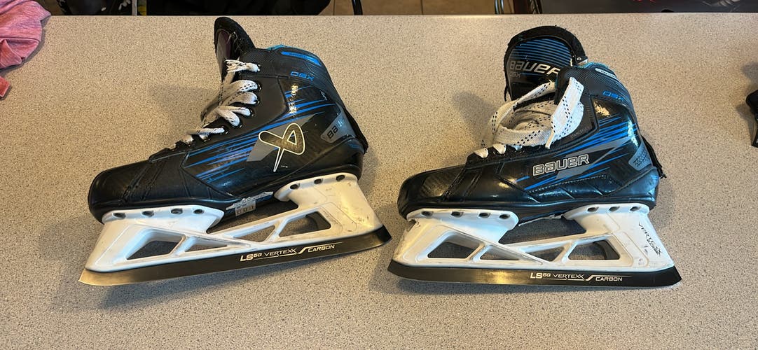 Bauer GSX Hockey Goalie Skates Regular Width Size 6.5 (Used)