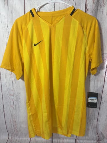 Nike Dri-Fit Men's Size Medium Yellow and Black Jersey