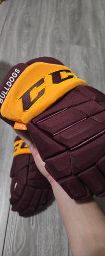 CCM JetSpeed FT1 Gloves 13" University of Minnesota Duluth Bulldogs Pro Stock (Used)