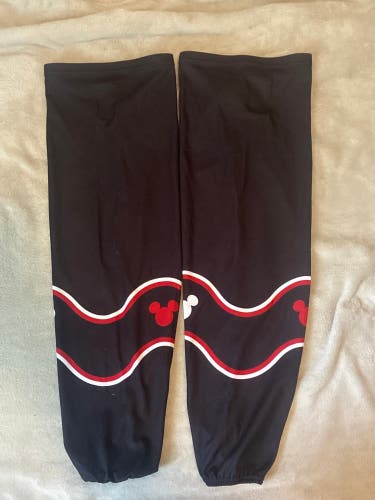 Huntsville Havoc Pro Stock Disney Mickey Mouse Hockey Socks SPHL
