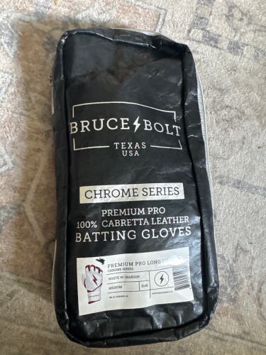 Bruce Bolt Medium Batting Gloves (New)