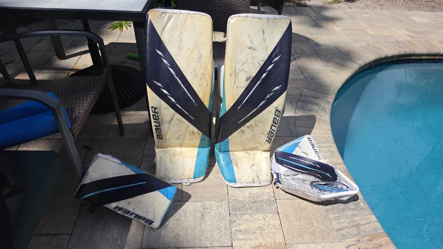 35" Bauer Hyperlite Regular Goalie Full Set Pro Custom (Used)