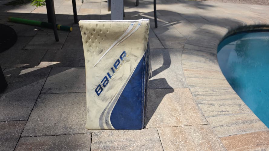 Used Bauer Regular 2X Pro Blocker Pro Stock FREE SHIPPING