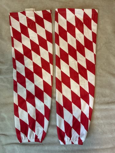 Huntsville Havoc Pro Stock Havokfest Oktoberfest German Diamond Checkered Hockey Socks SPHL