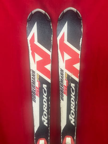 Nordica Doberman SLJ pro alpine 141cm skis, marker 10 binding