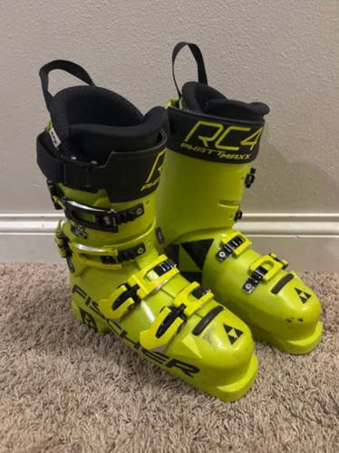 Mondo 25 & 25.5 Unisex Fischer RC4 Podium Racing Ski Boots Medium Flex (Used)