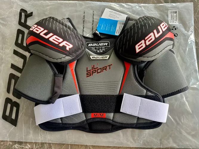 Medium Youth Bauer Lil Sport Shoulder Pads (New)