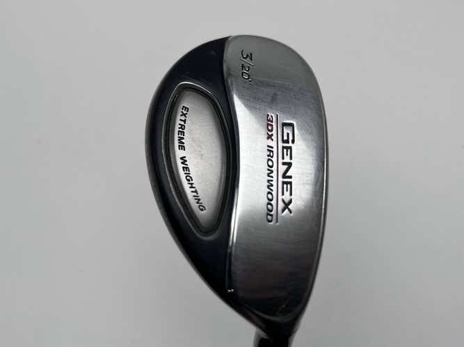Nickent 3DX Ironwood 3 Hybrid 20* SpeedRated 75 75g Stiff RH