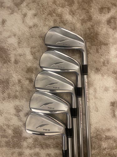 Men's Fourteen TB-5 Forged Right Handed Iron Set Stiff Flex Graphite Shaft (Used)