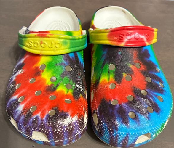 Women's Size M 6.0 (W 7.0) Youth Crocs Sandals (Used)