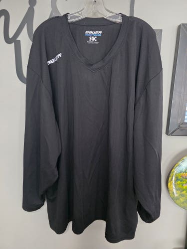Bauer Team SGC Senior Goalie Cut Practice Jersey – Black