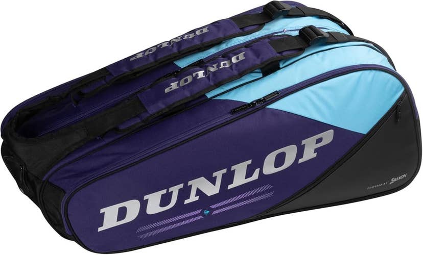 Dunlop Sports FX Performance Tennis Bag, Blue/Black V26, 12-Racket