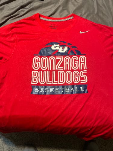 Gonzaga Basketball Red Large Men's Nike Shirt (Used)