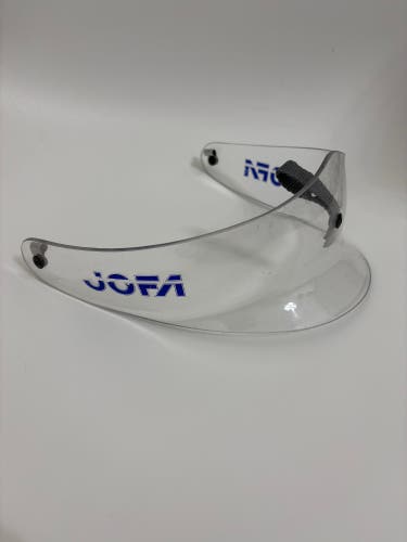 JOFA 481 Lexan Throat Protector Dangler - Used Pro Stock - Jofa Made in Sweden