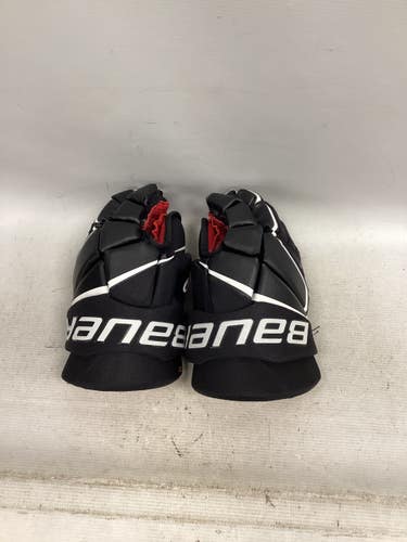 Used Bauer VAPOR 3X Senior Gloves Black 14" 11851-S000052330