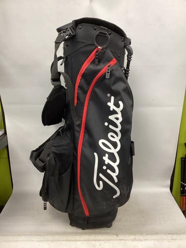 Used Titleist 5 SLOT STAND BAG Mens Stand Bag Black 11851-S000052279