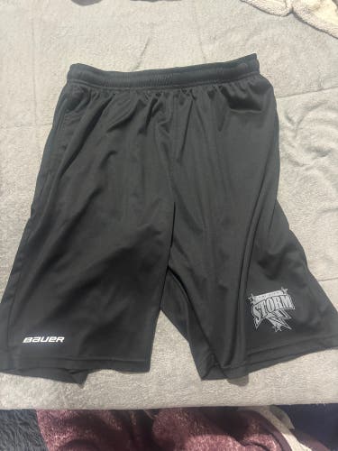 Black Large Men's Bauer Shorts (Used)