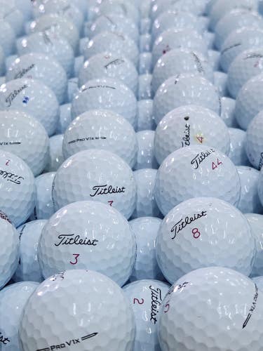 24 Near Mint AAAA White Titleist 2023 Pro V1x Used Golf Balls