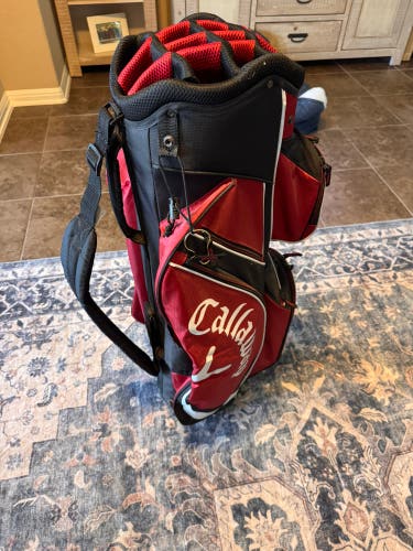 Men's Callaway Bag (Used) 14 way dividers with a cooler