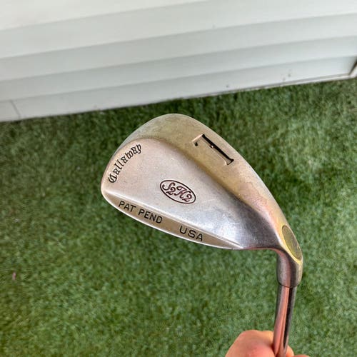 Callaway S2H2 PAT PEND USA 60° Lob Wedge — RH, steel shaft, Golf Pride Tour Velvet grip.