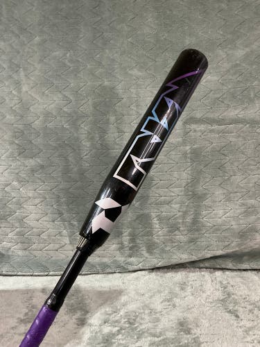 White 2026 DeMarini Prism+ Composite Bat (-11) Composite 17 oz 28" (Used)