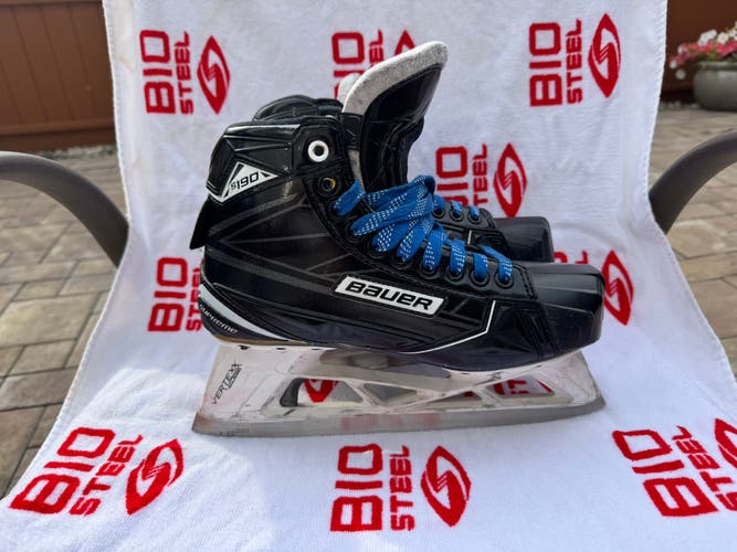 2016 Bauer Supreme S190 Hockey Goalie Skates Regular Width 7 (Used)