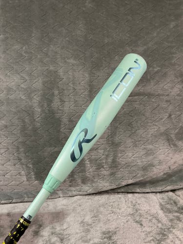 2026 Rawlings Icon Composite Bat USSSA Certified (-10) Composite 19 oz 29" (Used)