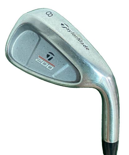 TaylorMade 200 8 Iron RH Men's R-80 Regular Flex Steel 36.5" Good Original Grip