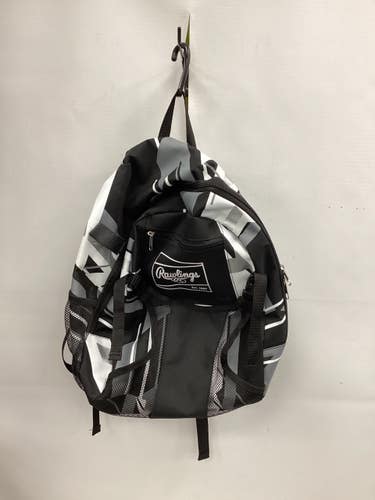 Used Rawlings COVERT CARRY BAG BB/SB Player Carry Bag Black And Grey 11851-S000052257