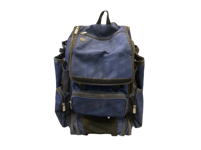 Used BoomBah BB/SB Player Wheeled Bag Navy Blue 11859-S000033526