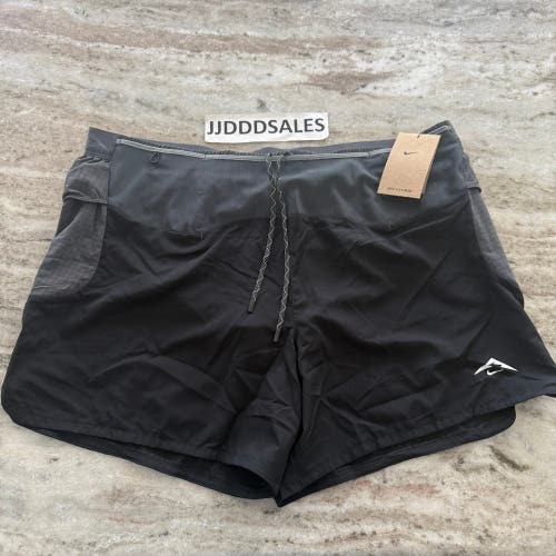 Nike Trail Second Sunrise 5" Running Shorts Dri-Fit ADV HJ3572-010 Black Men XL

New With Tags