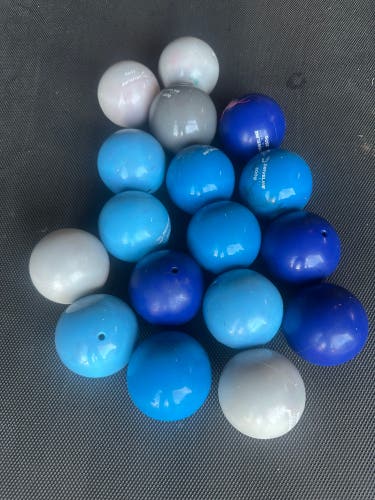 Driveline hitting plyo balls. Full set