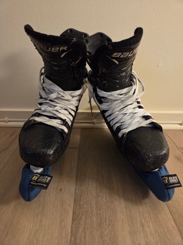 Used Senior Bauer Supreme Mach Ice Hockey Skates - Fit 1 Size 9