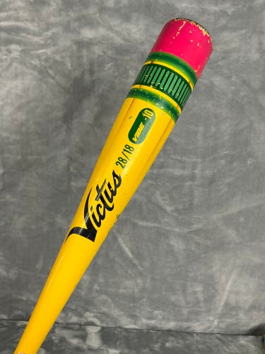 2024 Victus Vibe Alloy Bat USABat Certified (-10) Alloy 18 oz 28" (Used)