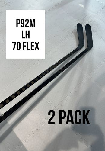 Senior(2x)Left P92M 70 Flex ProBlackStock™ Unbranded Pro Stock Nexus Hockey Sticks