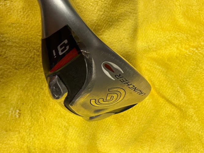 Men's Cleveland Launcher Left Hand Hybrid Stiff Flex 3H Graphite Shaft (Used) 20.5