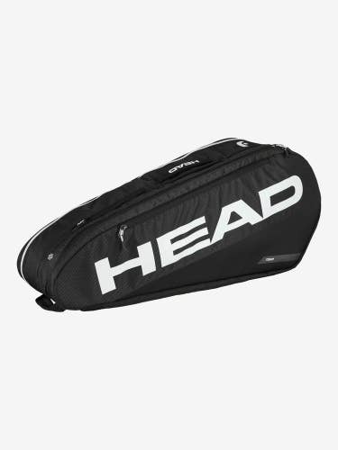 *NWT* 2025 HEAD TOUR MEDIUM TENNIS RACQUET BAG (BLACK) #260226