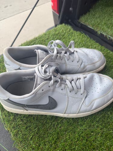 Gray Unisex Size M 14.0 (W 15.0) Adult Air Jordan JORDAN RETRO 1 Shoes (Used)