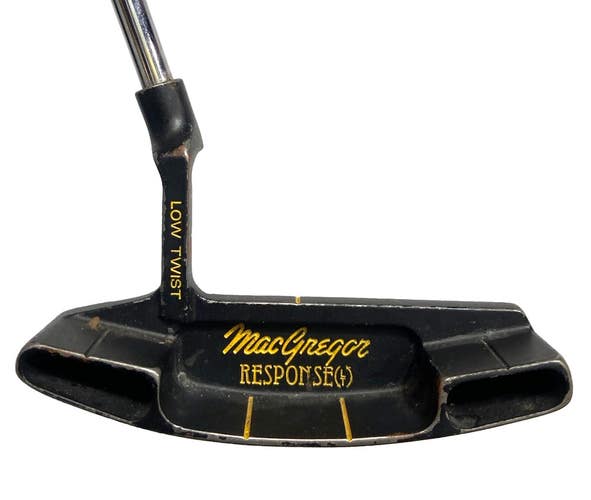 MacGregor Response LT Low Twist Putter RH Fluted Steel 32.5" New Oversize Grip