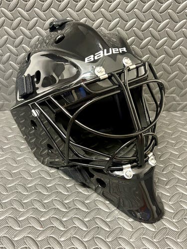 Bauer Profile 950X S/M Senior Black / Black Goalie Mask W/ New Paint, Cage, Foam (Refurbished)