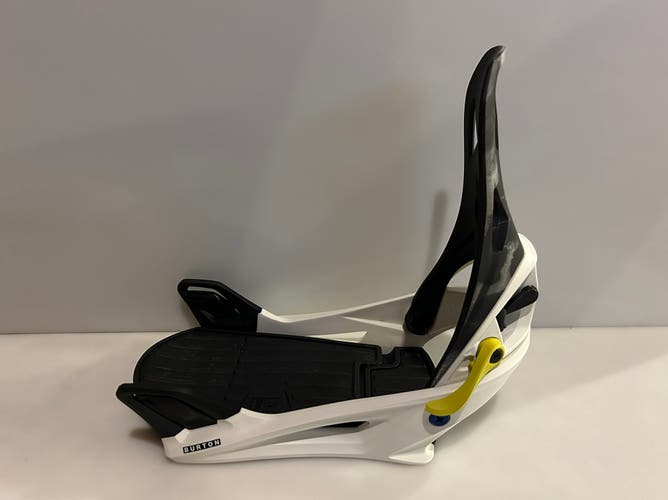 New Burton Step On Snowboard Bindings Black & White - Men's Size XL NIB