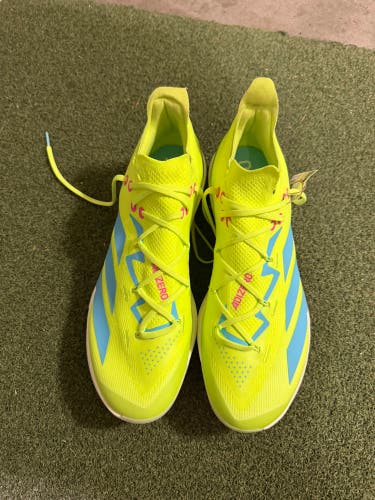 Adidas Adizero Electric+ 2.0 Lime/Pink TPU Baseball Cleat: JI1476 13.5
(New)