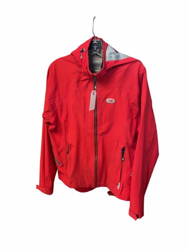 Sugoi Polartec NeoShell Size Medium Red Rain Jacket