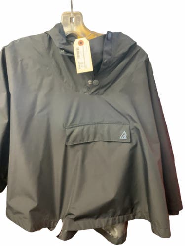 Ripzone Poncho Size Small Black Rain Jacket
