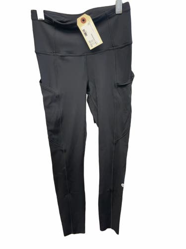 Lululemon Leggings Size 2 Black with Side Pockets