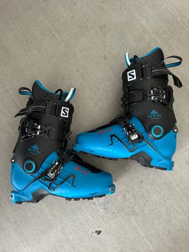 Mondo 25 & 25.5 Unisex Salomon S/Lab MTN Alpine Touring Ski Boots Stiff Flex (Used)