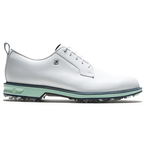 FOOTJOY PREMEIRE SERIES FIELD GOLF SHOE WHITE/MINT/BLUE PREVIOUS SEASON