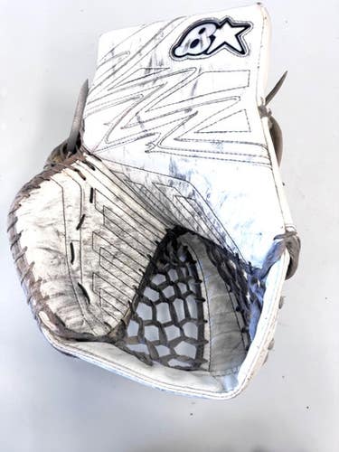 Used Brians OPTIK4 Senior Goalie Catcher White 11860-S000315823